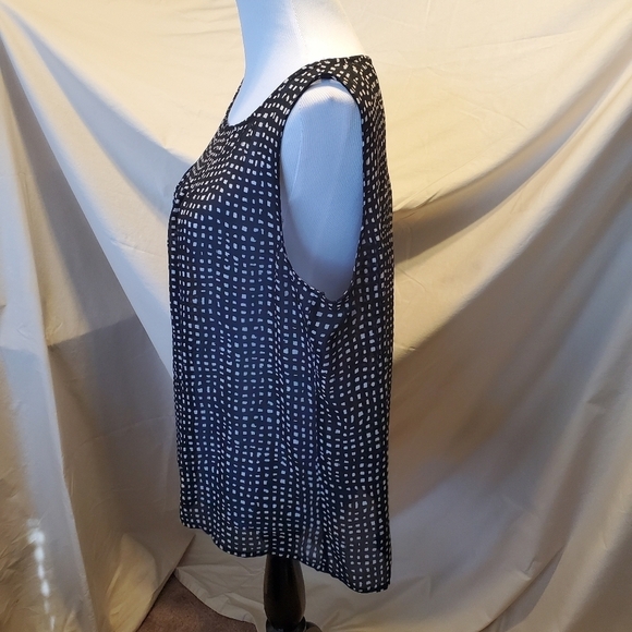 Loft Swoop Neck Top SZ L - Picture 2 of 6